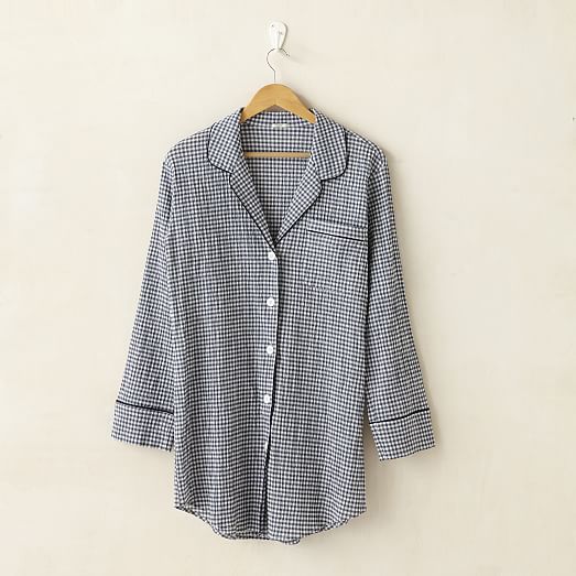 Classic Women's Seersucker Nightshirt | west elm