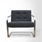 Steel-Armed Bend Chair - Solid | west elm