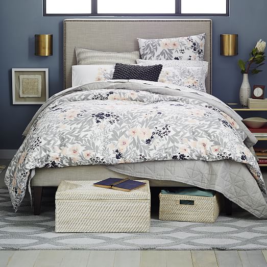 Printed Petals Shams - Shockwave | west elm