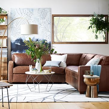 Henry® 3-Piece Sectional - Leather | west elm