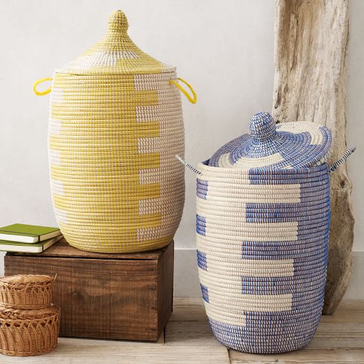 Graphic Printed Basket - Medium | west elm