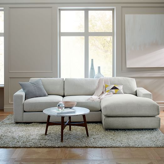 Urban 2-Piece Chaise Sectional | west elm