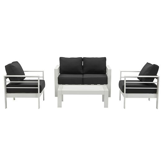 Nason 4-Piece Outdoor Living Set | west elm Nason 4-Piece Outdoor Living Set | west elm on Rk Outdoor Living id=88495